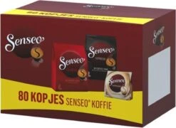 Senseo Koffiepads Variatiepakket - 80 Pads - 3 Smaakvarianten -Café 1200x873