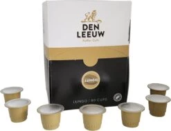 Voordeelpakket: Den Leeuw Lungo (80 Koffiecups) - Roast Koffiecups - Echte Hollandsche Koffie Van Den Leeuw In Nespresso Cups - Nespresso Compatibele Koffie Cups -Café 1200x916