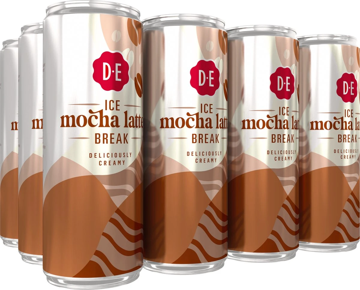 Douwe Egberts Ice Mocha Latte IJskoffie - 12 X 250 Ml 3 Douwe Egberts Ice Mocha Latte IJskoffie - 12 X 250 Ml