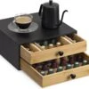 Navaris Bamboe Capsulehouder Met Lades - 33 X 35 X 14 Cm - Koffiecups Houder Voor Max. 72 Cups - Zwart 2 Navaris Bamboe Capsulehouder Met Lades - 33 X 35 X 14 Cm - Koffiecups Houder Voor Max. 72 Cups - Zwart -Café 1200x975 3
