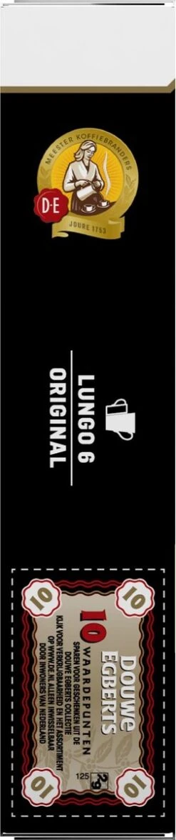 Douwe Egberts Lungo Original Koffiecups - Intensiteit 6/12 - 10 X 10 Capsules -Café 252x1200 2