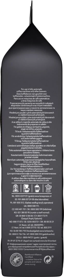 L'OR Espresso Onyx Koffiebonen (12) - 4 X 500 Gram -Café 277x1200