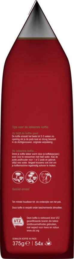 Douwe Egberts Aroma Rood Koffiepads - 4 X 54 Pads 13 Douwe Egberts Aroma Rood Koffiepads - 4 X 54 Pads -Café 345x1200