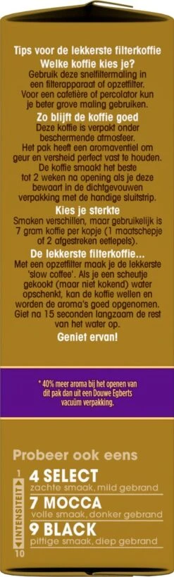 Douwe Egberts Excellent - Filterkoffie - 12 X 250 Gram -Café 362x1200