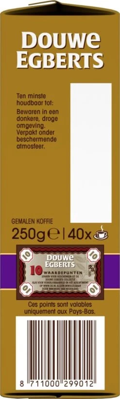 Douwe Egberts Excellent - Filterkoffie - 12 X 250 Gram -Café 363x1200