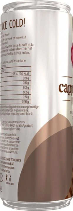 Douwe Egberts Ice Cappuccino IJskoffie - 12 X 250 Ml -Café 416x1200 2