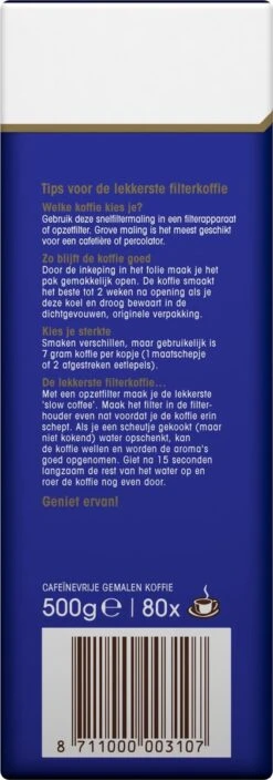 Douwe Egberts Decafé Filterkoffie - 6 X 500 Gram -Café 421x1200 3