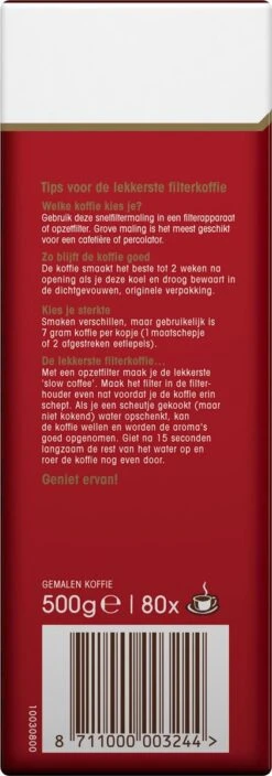 Douwe Egberts Aroma Rood Filterkoffie - 15 X 500 Gram -Café 421x1200 4