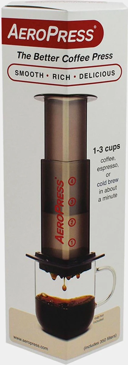 Aerobie Aeropress - Filter-koffiezetapparaat 6 Aerobie Aeropress - Filter-koffiezetapparaat - Afbeelding 4