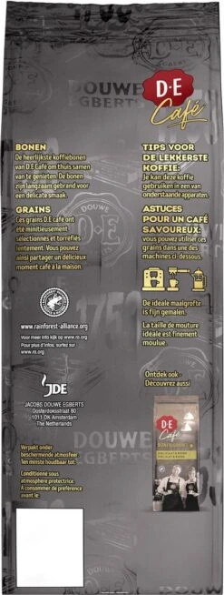 Douwe Egberts D.E Café Espresso Koffiebonen - Intensiteit 7/9 - 4 X 500 Gram -Café 453x1200 9