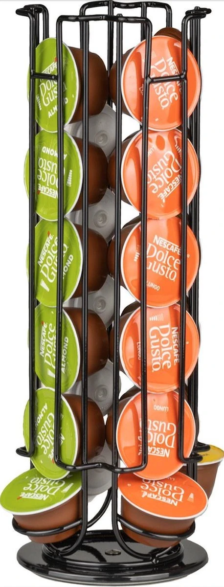 Dolce Gusto Cuphouder - Dolce Gusto Capsulehouder - Dolce Gusto - Capsulehouder Dolce Gusto - Draaibaar - Koffie - Zwart - 24 Capsules 3 Dolce Gusto Cuphouder - Dolce Gusto Capsulehouder - Dolce Gusto - Capsulehouder Dolce Gusto - Draaibaar - Koffie - Zwart - 24 Capsules