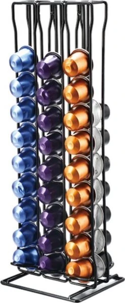 Cuphouder Voor 60 Espresso Cups - Dispenser - Capsule Houder | Zwart