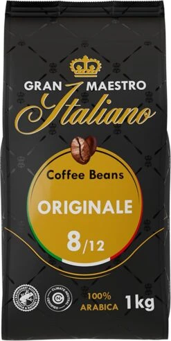 Gran Maestro Italiano - Orginale - Koffiebonen - Bonen Voor Espresso En Lungo - Arabica – 4 X 1kg -Café 602x1200 2