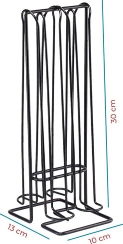 Capsulehouder Voor Nespresso - 32 Koffie Cups – Cup Dispenser – Koffiecups Houder - Metaal – Zwart -Café 607x1200 8