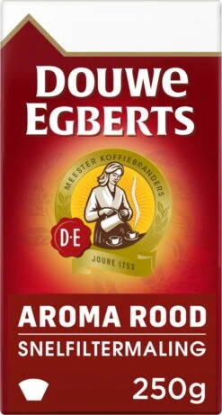 Douwe Egberts Aroma Rood Filterkoffie - 24 X 250 Gram -Café 643x1200 5
