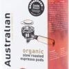 Australian Espresso Pods Dark Roast -4 X 18 Stuks- UTZ Organic -Café 656x1200 1