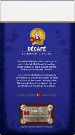 Douwe Egberts Decafé Filterkoffie - 6 X 500 Gram -Café 669x1200 3