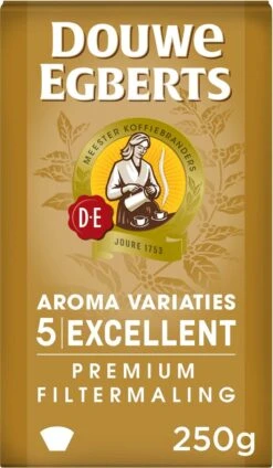 Douwe Egberts Excellent - Filterkoffie - 12 X 250 Gram -Café 699x1200