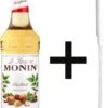 Monin Koffiesiroop Hazelnoot Siroop 70cl Met Doseer Pompje! -Café 786x1200
