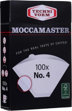Moccamaster Filters - Koffiefilters - Wit - Nr. 4 - 100 Stuks -Café 786x1200 2