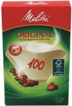 Koffiefilterzakjes Nr 100 Klein, Geschikt Voor De 2 Kops Koffiezetter Van Melitta