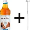Monin Caramel Suikervrij 70cl Koffiesiroop Met Doseer Pompje -Café 824x1200