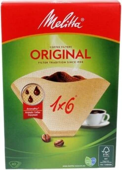 Melitta Filters Nr 6 40 Stuks Inhoud 8 Consumentenverpakkingen