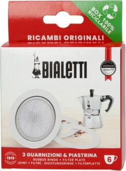 Bialetti Moka Aluminium Filterplaatje + 3 Rubber Ringen - 6 Kops -Café 886x1200 4