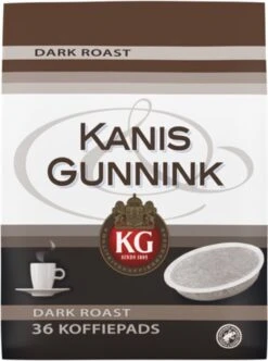 Kanis & Gunnink Dark Roast Koffiepads - 10 X 36 Pads 11 Kanis & Gunnink Dark Roast Koffiepads - 10 X 36 Pads -Café 894x1200 1