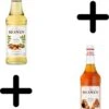 Monin VAnille Koffiesiroop VOORDEELPACK Vanille 70 + Caramel 70cl -Café 899x1200 2