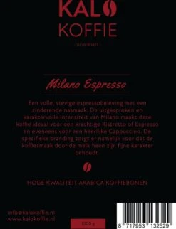 Kalo Koffie - 100% Arabica Koffiebonen - Milano Espresso - 1kg - Exclusieve Koffie -Café 921x1200