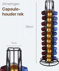 Capsulehouder - Capsulehouders Nespresso - 40 Cups - Koffiecups Houder - Zwart -Café 988x1200 2